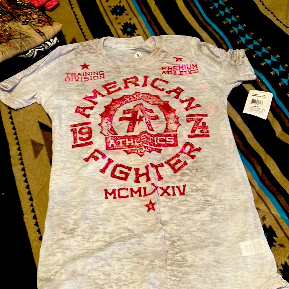 American fighter t shirt.